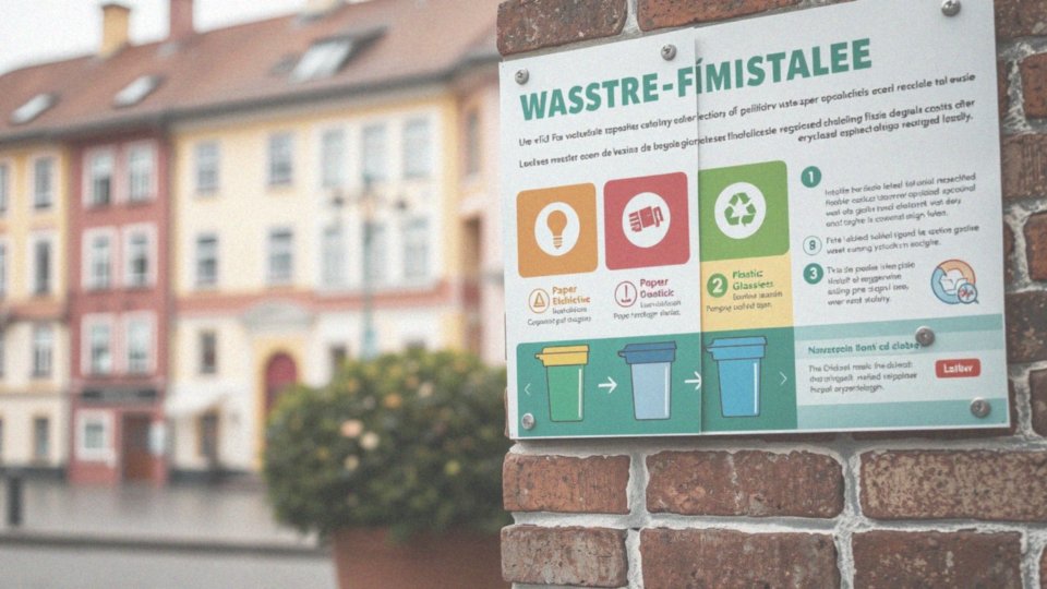 Jaką rolę odgrywa plakat w informowaniu społeczności o segregacji śmieci?