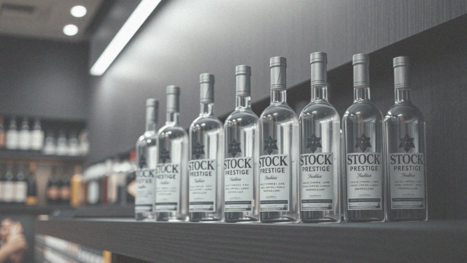 Jakie są różne ceny dla wódki Stock Prestige?