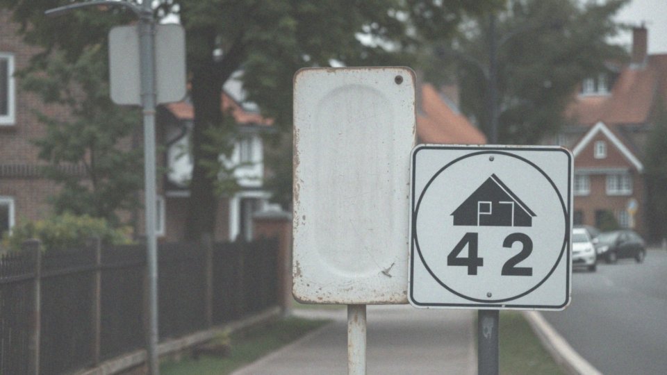 Jakie znaczenie ma biała tablica w kontekście obszaru zabudowanego?