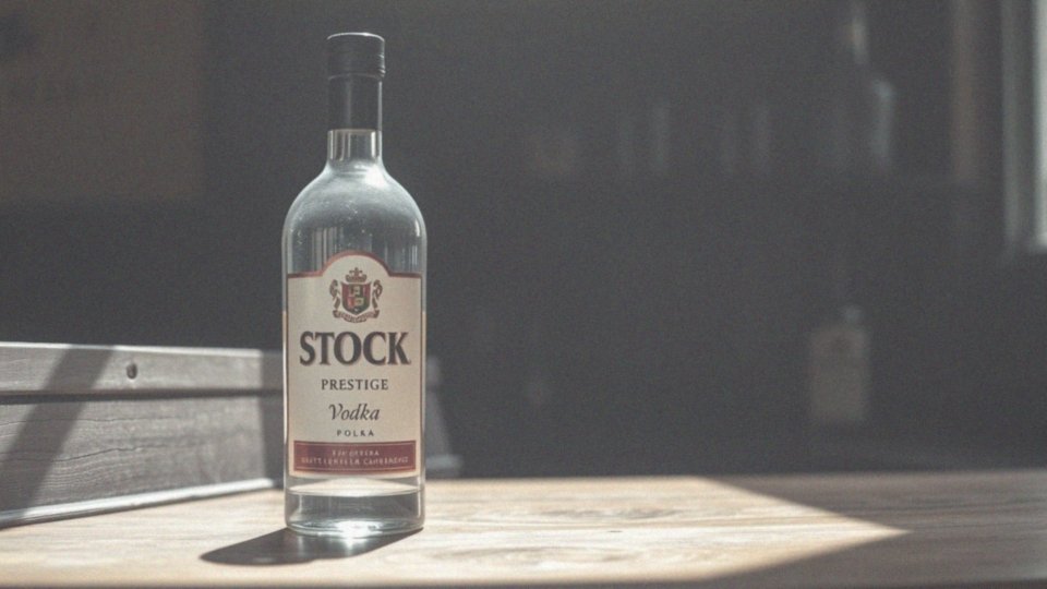 Ile kosztuje litr stocka? Ceny wódki Stock w sklepach